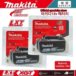 Bateria Makita genuína 6Ah 18V Makita BL1860 BL1850B BL1850 BL1840 BL1830B Bateria de lítio de substituição Makita
