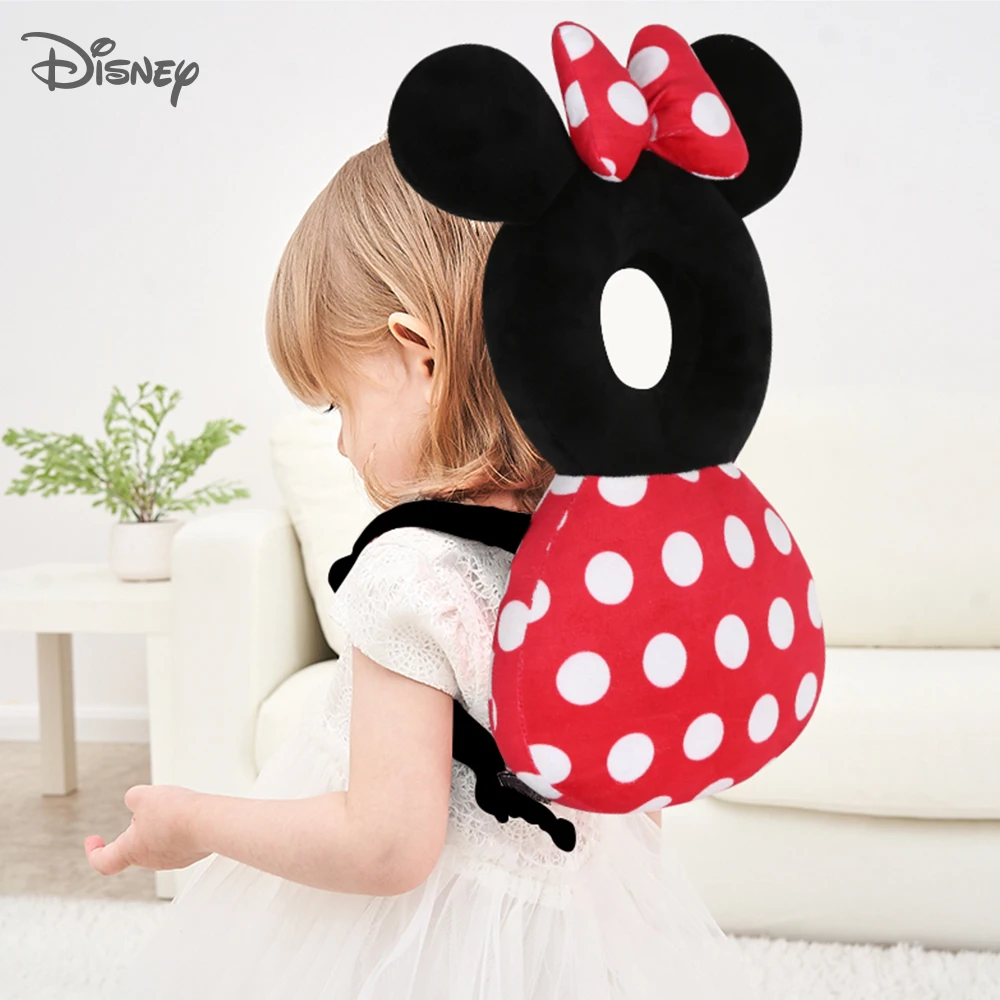 Disney Baby Head Back Protector Safety Pad Pillow Infant Toddler Harness Headgear Bear Rabbit Baby Head Protection Pad Cute New