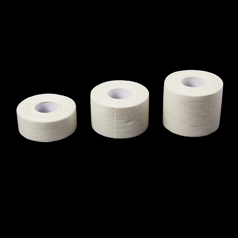 Medical Waterproof Cotton White Premium Adhesive Tape Sport Binding Strain Injury Care Support Physio Muscle Elastic Bandage