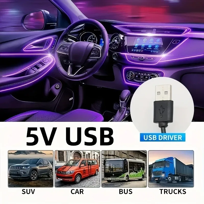 : 5M /16' 5" Car Neon LED Lights 3