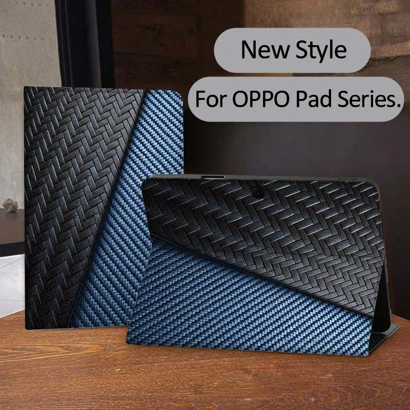 

Carbon fiber style pattern Tablet Case For OPPO Pad 2 3 4 11 SE X Air 2 Neo Pro 12.1 10.36 11 11.4 13.2 Inch