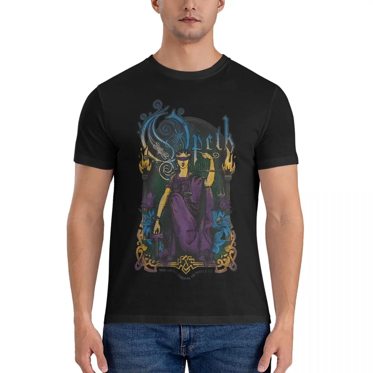 Men T-Shirts YOUR SOUL Hipster Cotton Tee Shirt Short Sleeve Opeth T Shirt Crewneck Tops Gift Idea