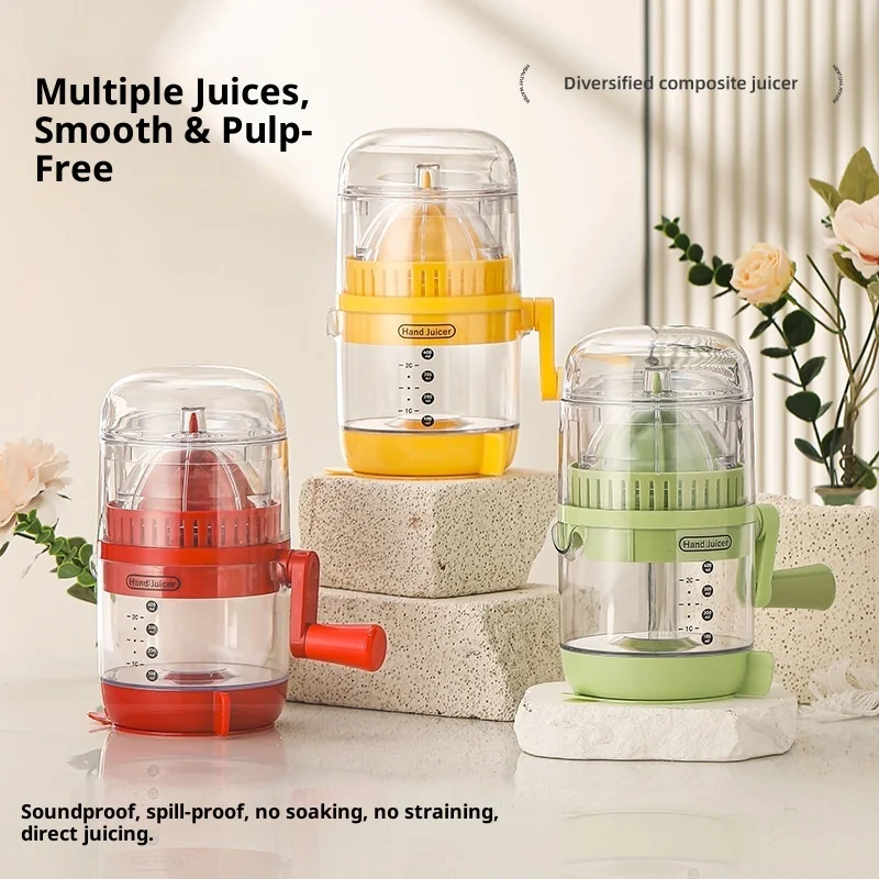 

Модернизированная ручная соковыжималка с ручным управлением для домашнего использования лимонов и апельсинов — соковыжималка для сепаратора сока и мякоти