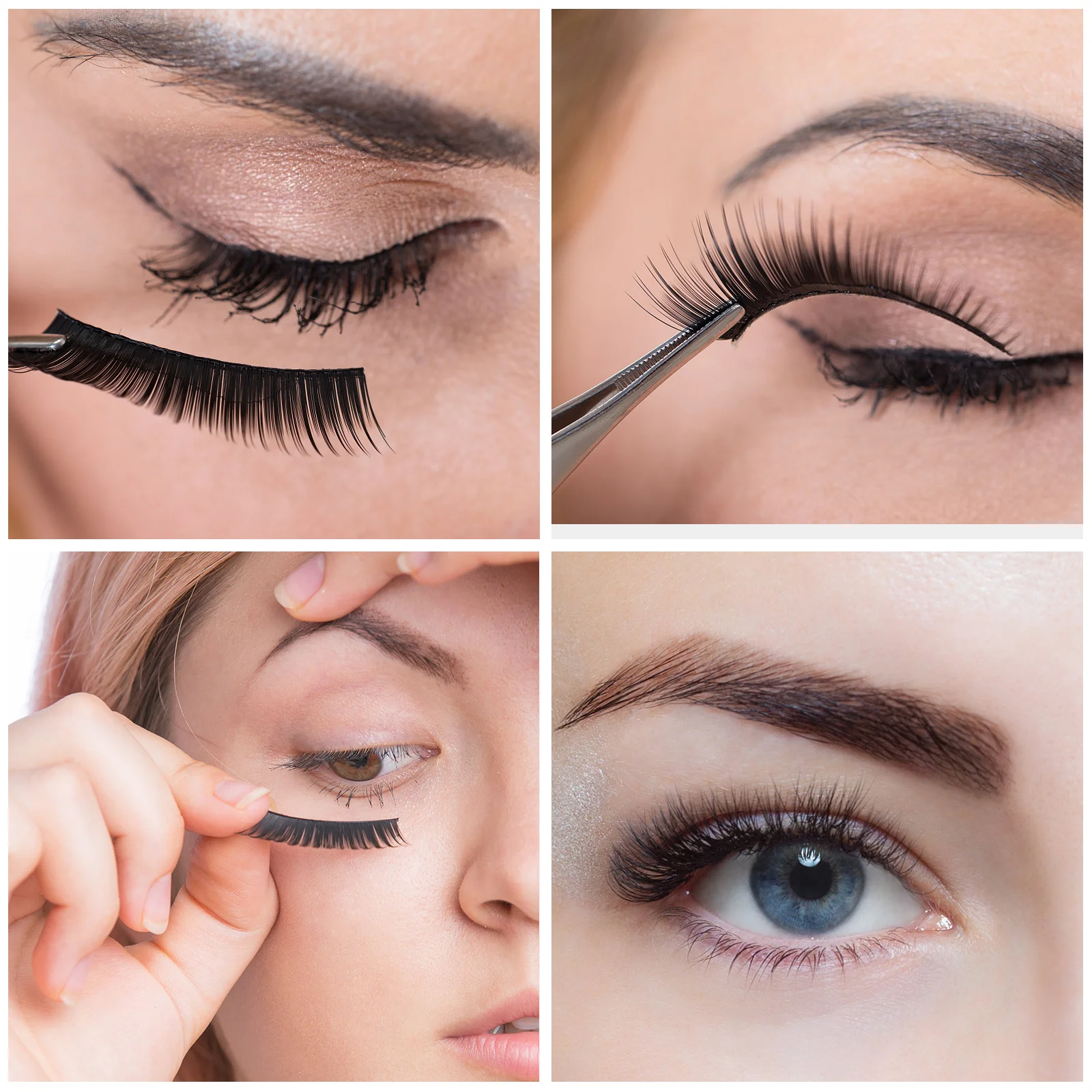 

5Pcs Double Layer Eyelash Case Organizer Durable Plastic Lash Box for False Eyelashes Gift Holiday Storage Eyelash Case