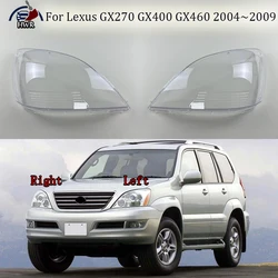 For Lexus GX270 GX400 GX460 GX470 2004~2009 Car Front Headlight Cover Lampshade Lampcover Head Lamp light Covers Shell GlassLens