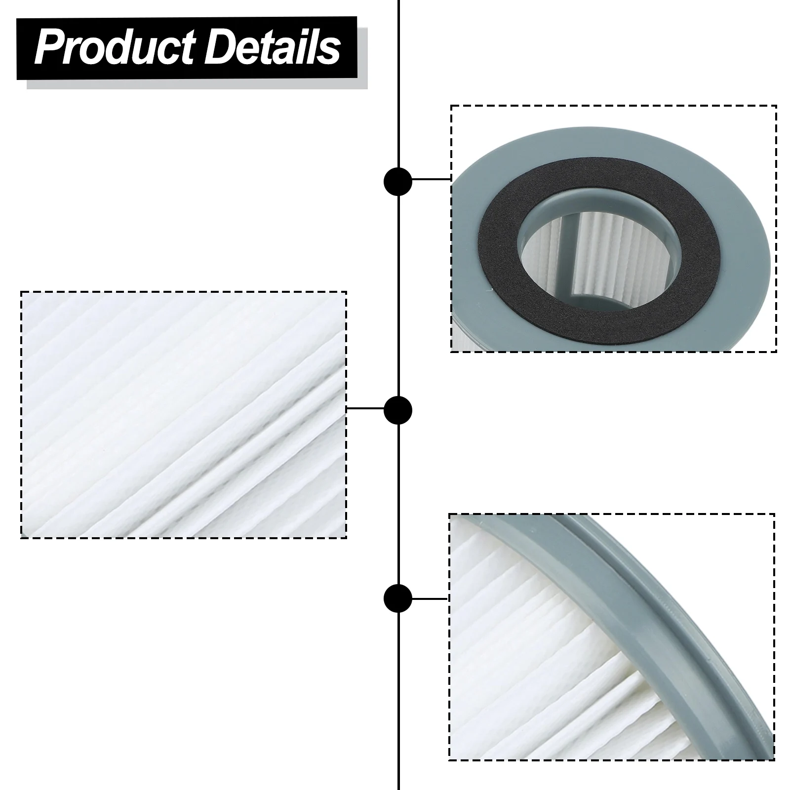 Filter Part Easy To Install Easy To Use For Hoover 59157055 Long for service Life Plastic Material  Filter Part