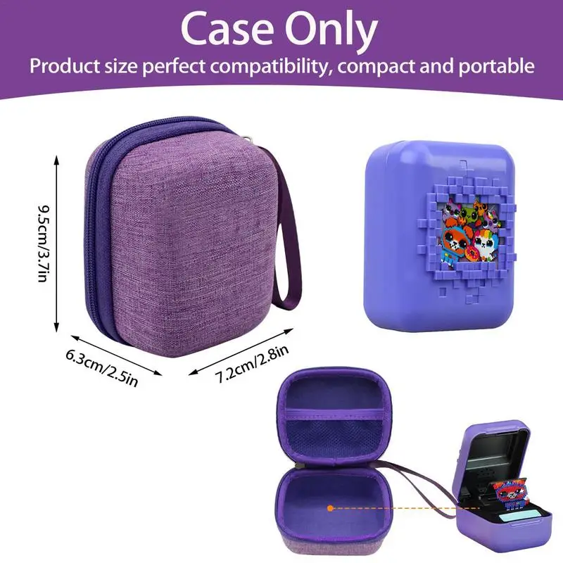 Hard Carrying Case for Bitzee With Hand Strap Digital Pet Carry Case Virtual Pet Game Hard Shell Anti-Scratch EVA Case