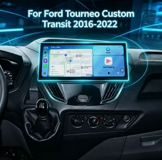 15.8 Inch Multimedia Player For Ford Tourneo Custom Transit 2016-2022 CarPlay Android 15 Car Radio GPS Navigation Head Unit Auto