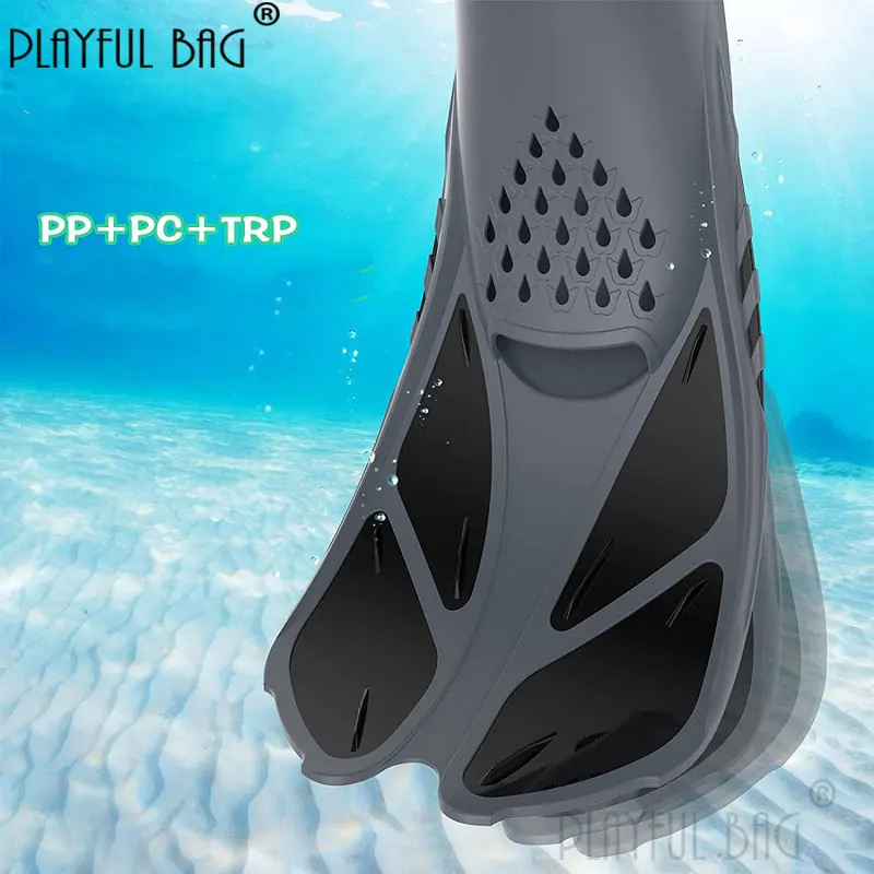 Diving Fins Silicone Adjustable Freestyle Diving Training Fins Swimming flippers Teenagers Adult size E193