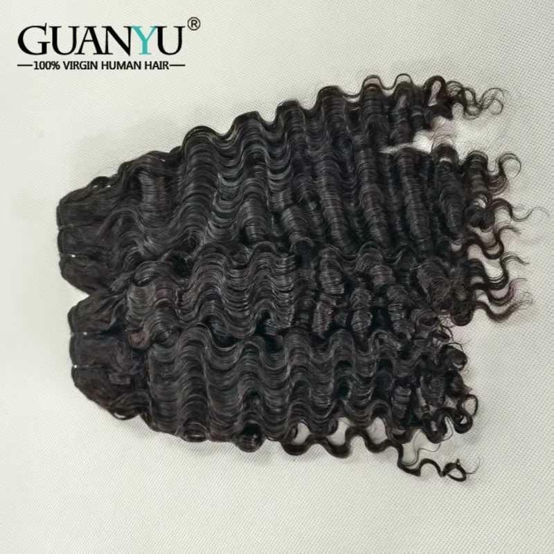 نطاط مجعد اللون الطبيعي حزم الشعر البشري البرازيلي وصلات شعر نطاط مجعد الشعر البشري حزم