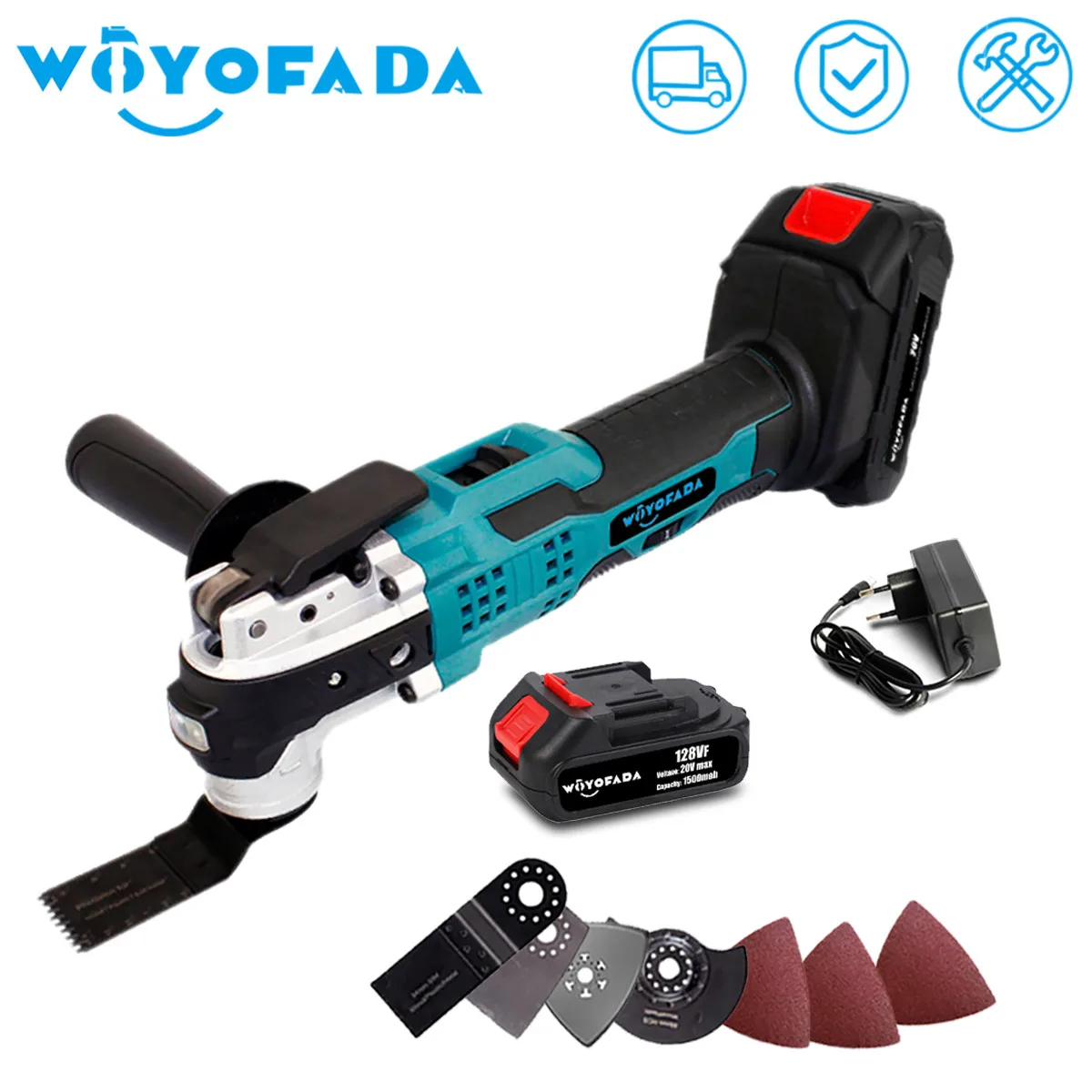 Brushless Multifunction Tool Oscillating Multi-Tools Electric Home Decoration Trimmer Electric Saw for Makita 18V Battery