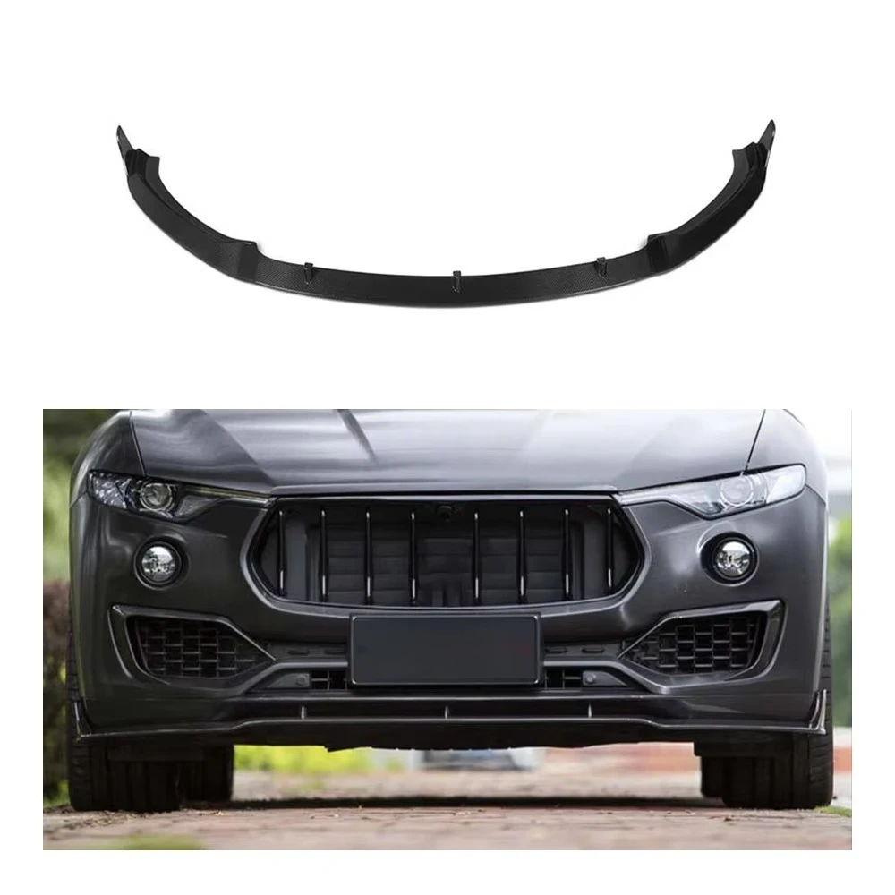 

Car Carbon Fiber Bodykit Lower Front Spoiler Splitter Bumper Lip Diffuser for-Maserati Levante