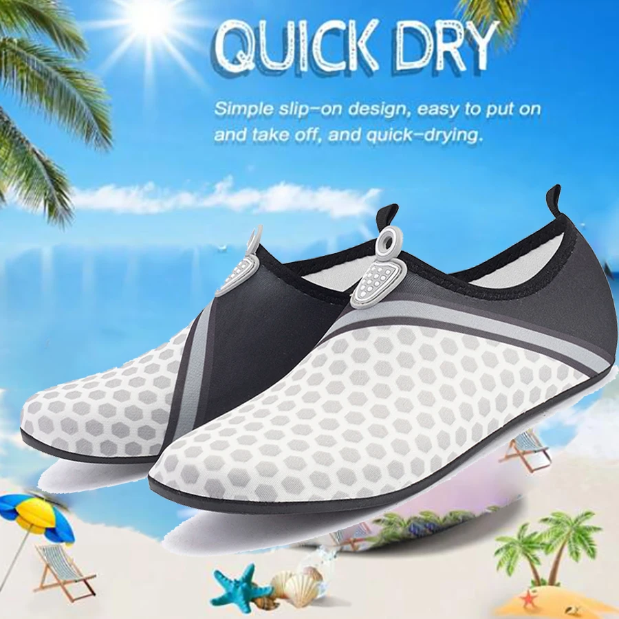 Water Sports Shoes Barefoot Quick-Dry Aqua Yoga Socks Slip-on for Men Women