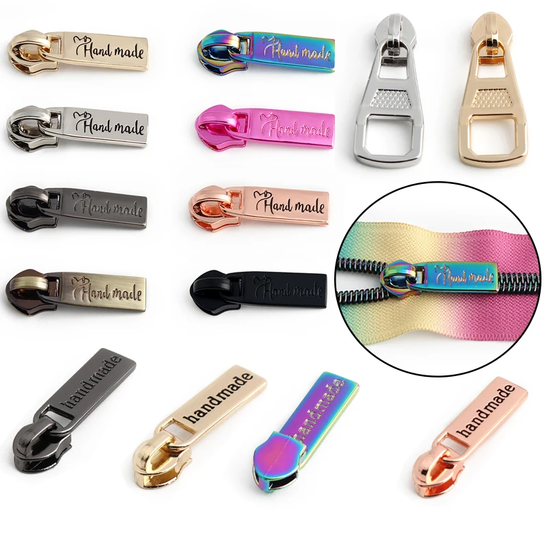 6/10/20PCS Simple Style Nylon Zipper Pullers Wallet Clothes Jacket Backpack Zipper Puller Repair Kit DIY Handicraft Accessories