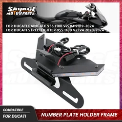 Fender Eliminator For Ducati Panigale Streetfighter 955 1100 V2 V4 /R/S/SP Motorcycle Rear Tail Tidy Number License Plate Holder