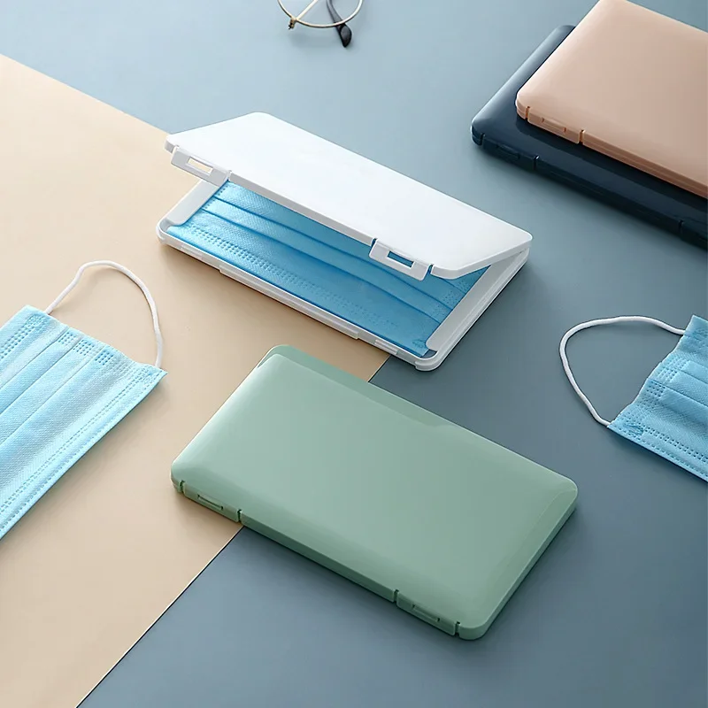 Scatola portaoggetti per maschera Confezione Custodia per maschera antipolvere Porta maschera Sicuro senza inquinamento Scatola usa e getta Organizzatore Strumenti domestici