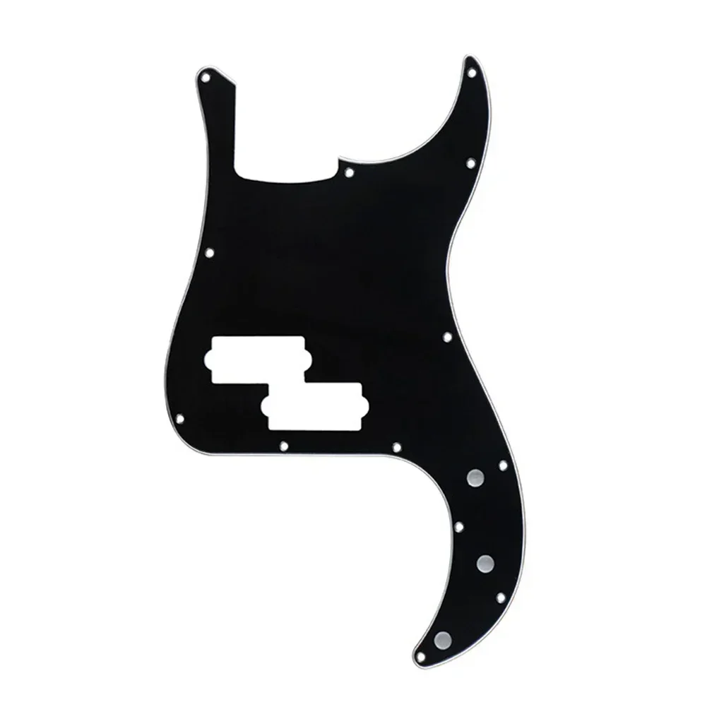 3Ply 13Holes 4 Strings Bass Pickguard Scratch Plate No Truss Rod Hole For P Bass Parts Replacement Bass Pickguard