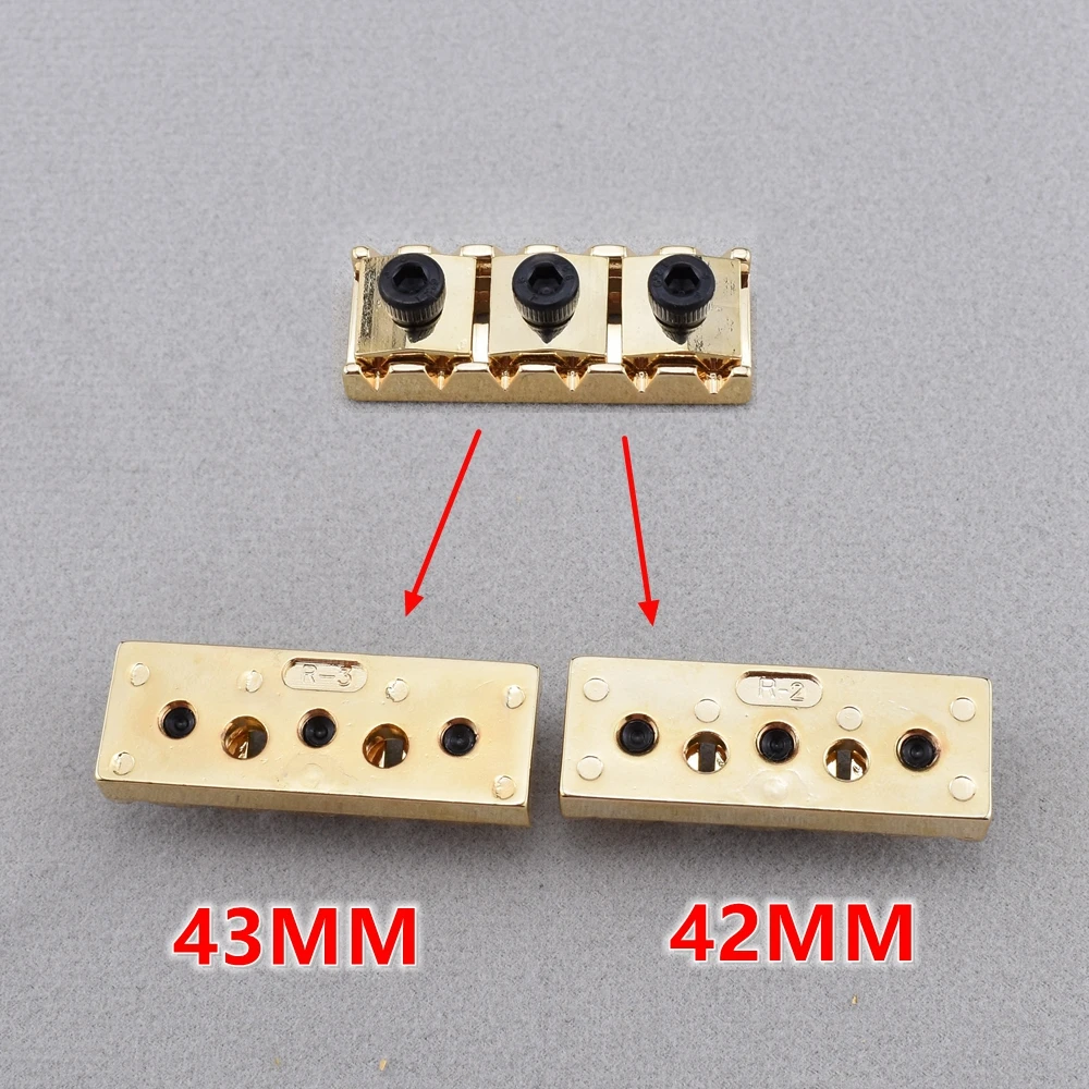 1 Set Gold Original Genuine Japan Guitar Tremolo System Bridge