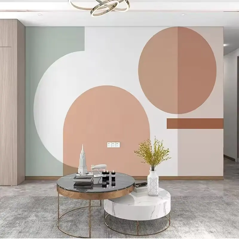 

Пользовательские любой размер 3D настенные обои геометрический индивидуальный фон дуга декоративная форма Papel Pintado Pared домашний декор Tapety