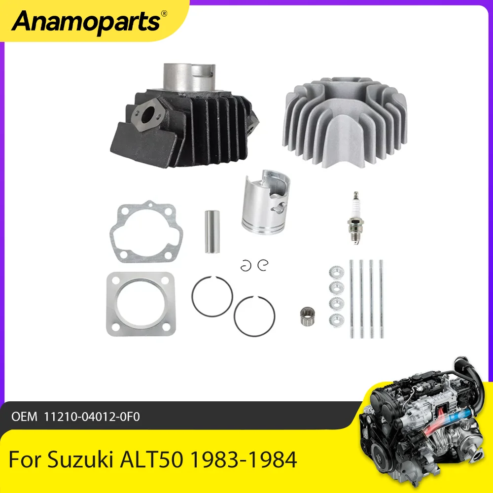 STD 41mm ATV Motor Engine Parts cylinder piston gasket Rebuild Overhaul kit for Suzuki ALT50 JR50 LTA50 LT50 2x4 11210-04012-0F0