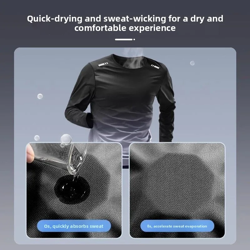 مجموعة ركوب الدراجات الخريفية للرجال: خارجية، فضفاضة - مناسبة، سريعة الجفاف لركوب الدراجات على الجبال والطرق، اللياقة البدنية #4