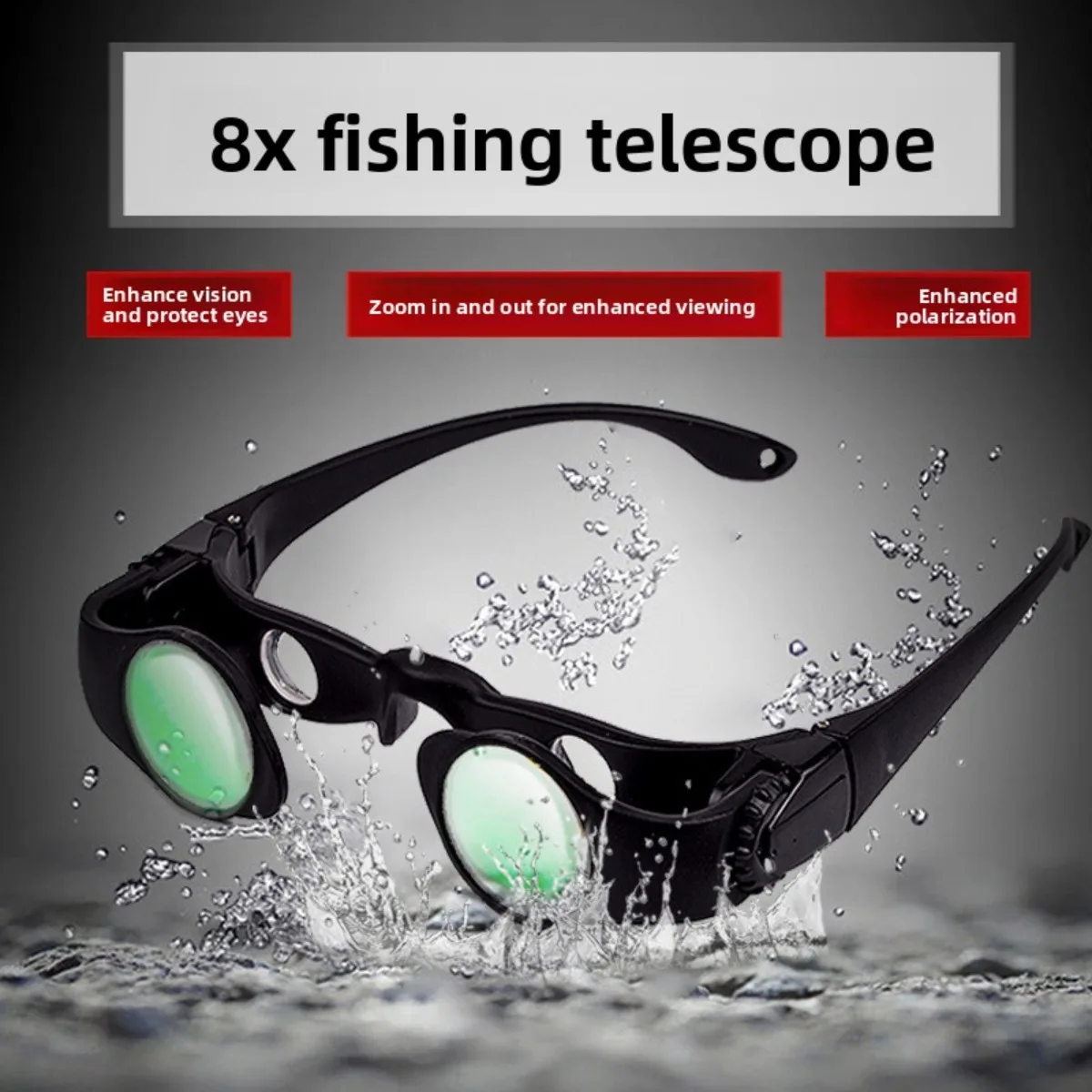 fishing-telescope-adjustable-zoom-glasses-fishing-binoculars-optical-resin-lens-outdoor-portable-magnifier-for-concerts-viewing