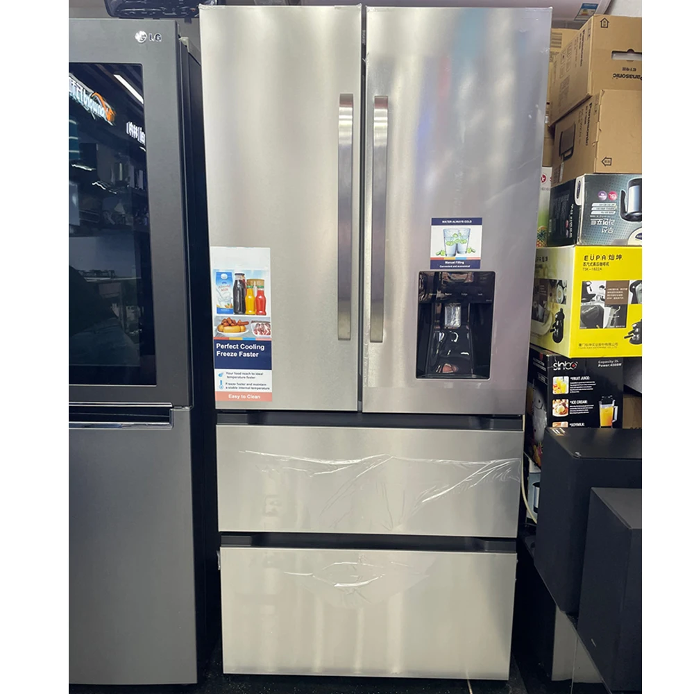French Refrigerator Air-cooled Frost-free Inverter Refrigerator Multi-function Large-capacity Household Refrigerator