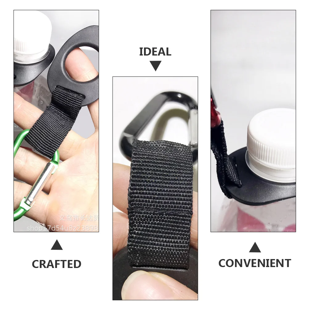 

5Pcs Water Bottle Buckles Strong Multi-Functional Locking Hooks for Backpack Bicycle Hiking Camping Fishing Travel