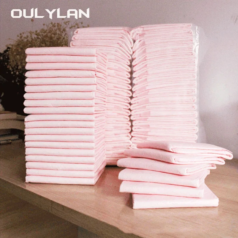 

Olylan thickened deodorizing large dog diaper disposable diaper absorbent and leak proof pet urine pad