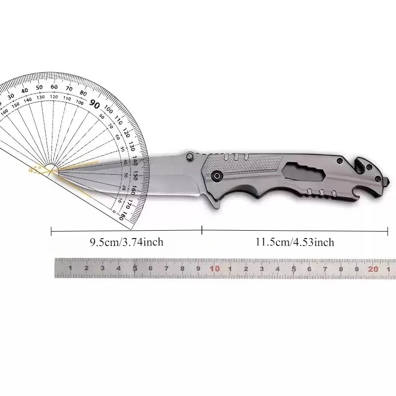 Multi-Function Folding Utility Knife Sharp Stainless Steel Kitchen Knife for Home Use Fruit Knife, Meat Cutting Knife, Peeling K view 6
