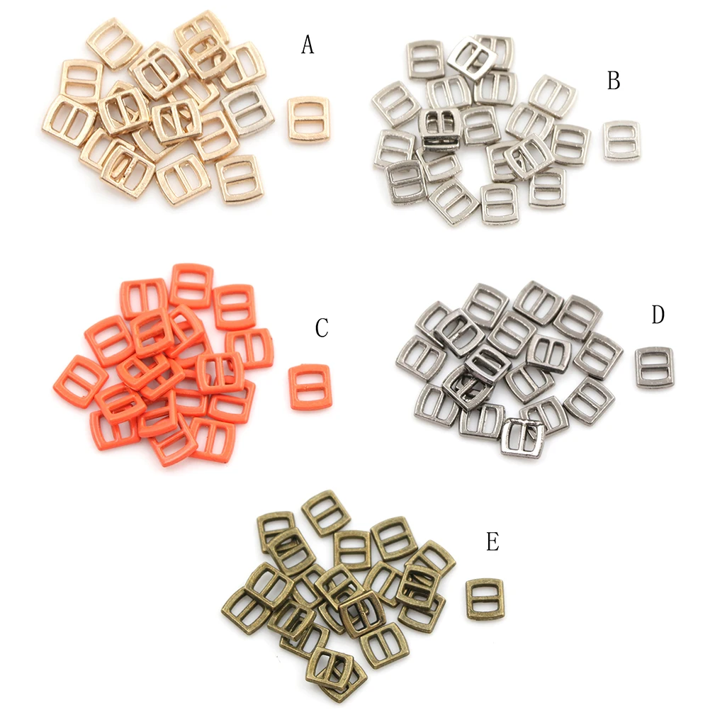 10pcs Mini Tri-glide 3 Mm Ultra-small Belt Buckle Doll Clothes Buttons Shoes Buckle Blyth Doll Clothing Accessory