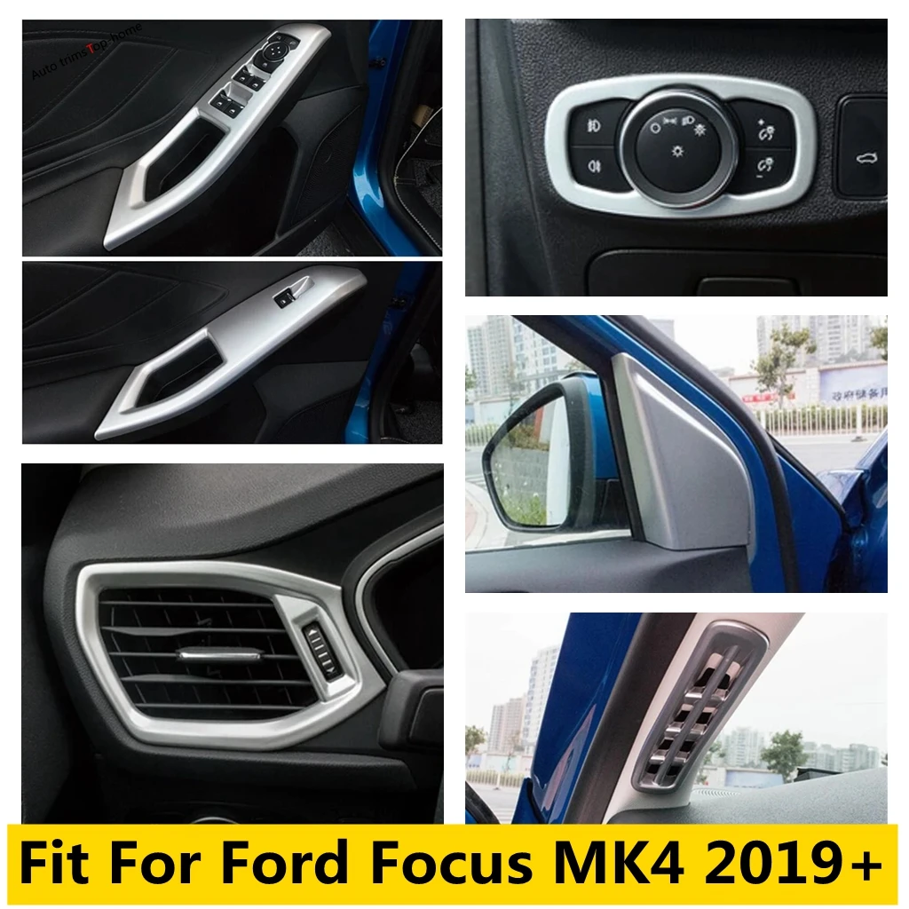 

Pillar A / Head Light Lamp / Window Glass Lift Button / Dashboard Air Conditioner Vent Cover Trim For Ford Focus MK4 2019 - 2024