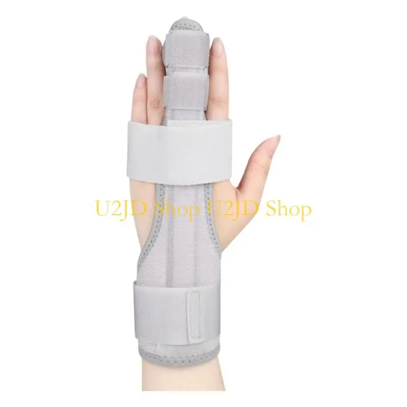 U2JD Adjustable Finger Splint Brace With Air Meshes Design For Workout And Training