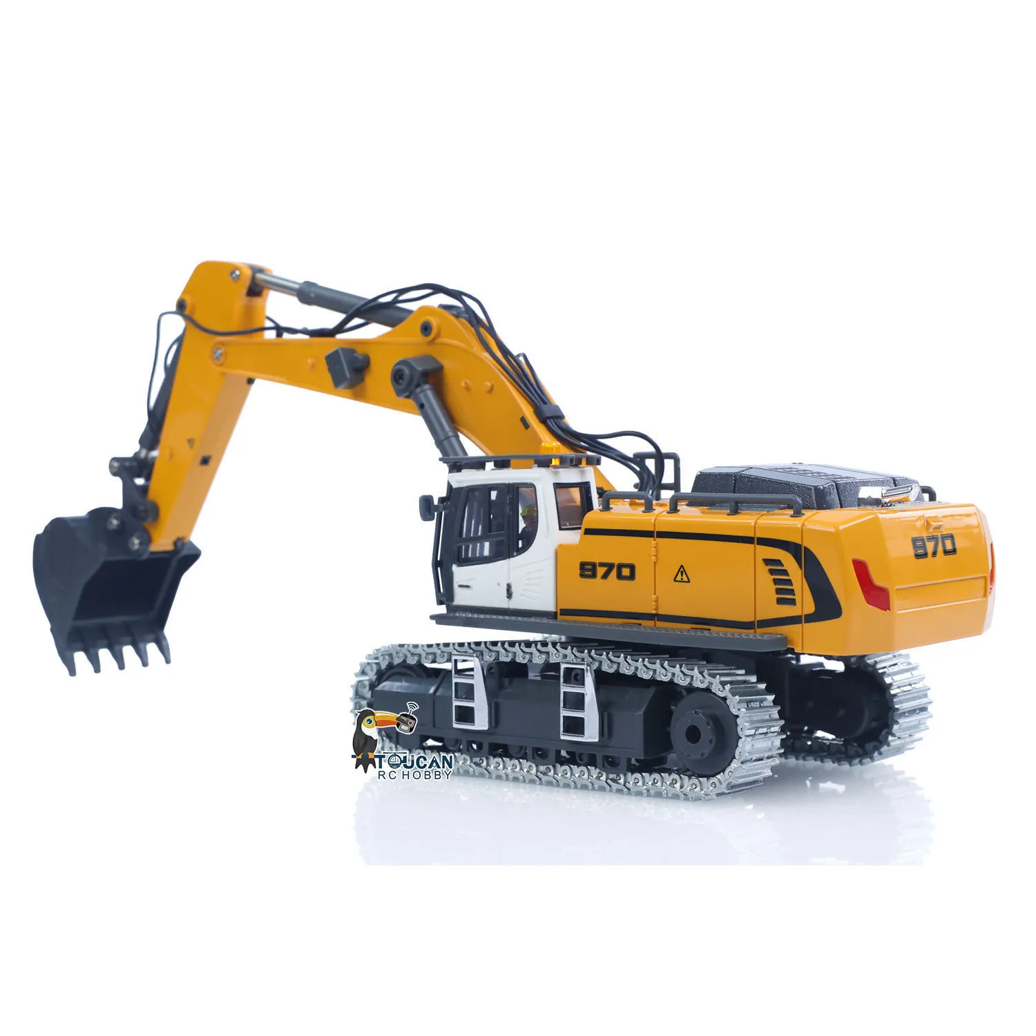Cadeau Mini 1/50 mis à jour RTR 970 636 RC pelle à distance pelle camion Machine Construction voitures passe-temps lumière son jouet pour les garçons