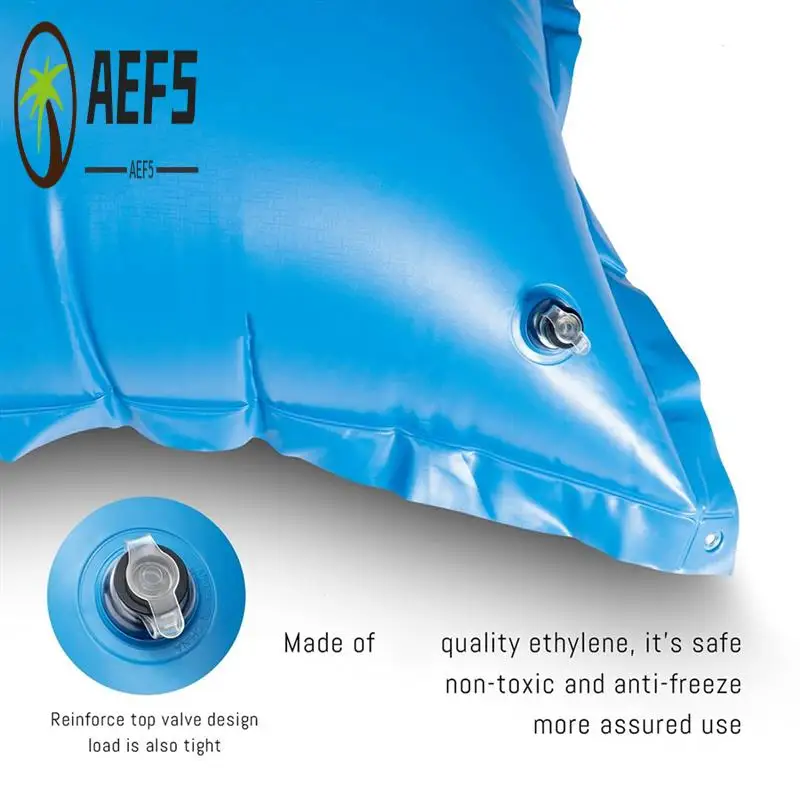 

AEF5-Ultra Thick Above Ground Pool Winter Pool Pillow Cold-Resistant Ice Equalizer Air Pillow Winterize Pool Closing Kit