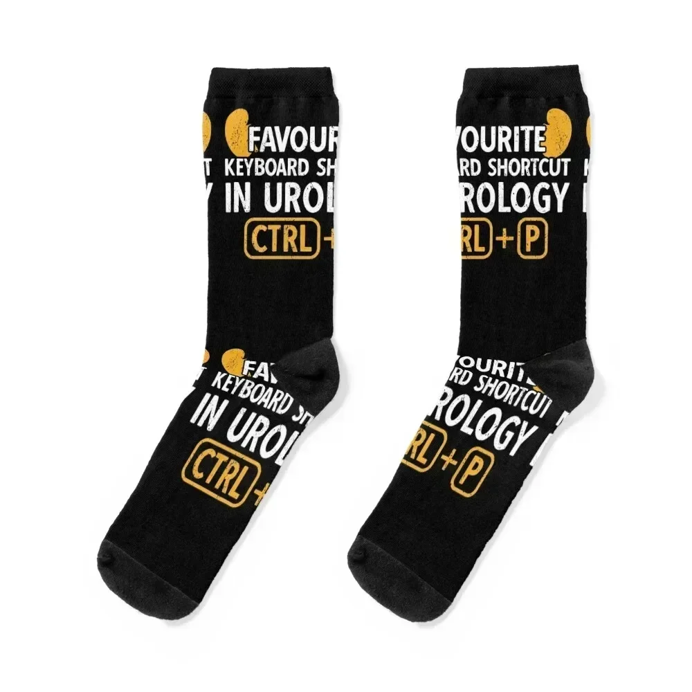 

Urology CTRL + P Urologist Socks Novelties Antiskid soccer crazy Lots Women's Socks Men's