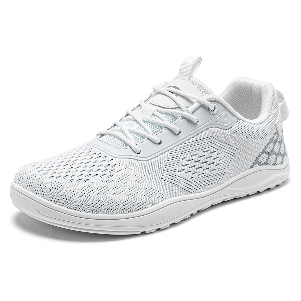 HOBIBEAR Knit Barefoot Shoes Unisex Zero Drop Wide Toe Sneaker Minimalist Breathable Causal Walking Shoes