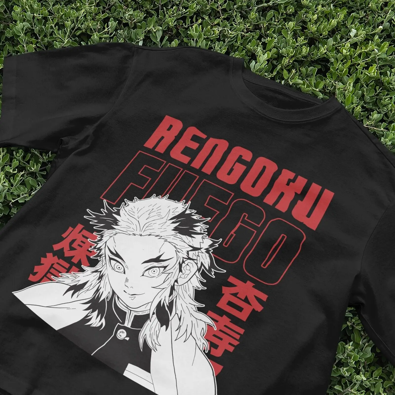 

Anime Inspired Rengoku Fuego T-Shirt | Unisex Graphic Tee | Manga Flame Characte