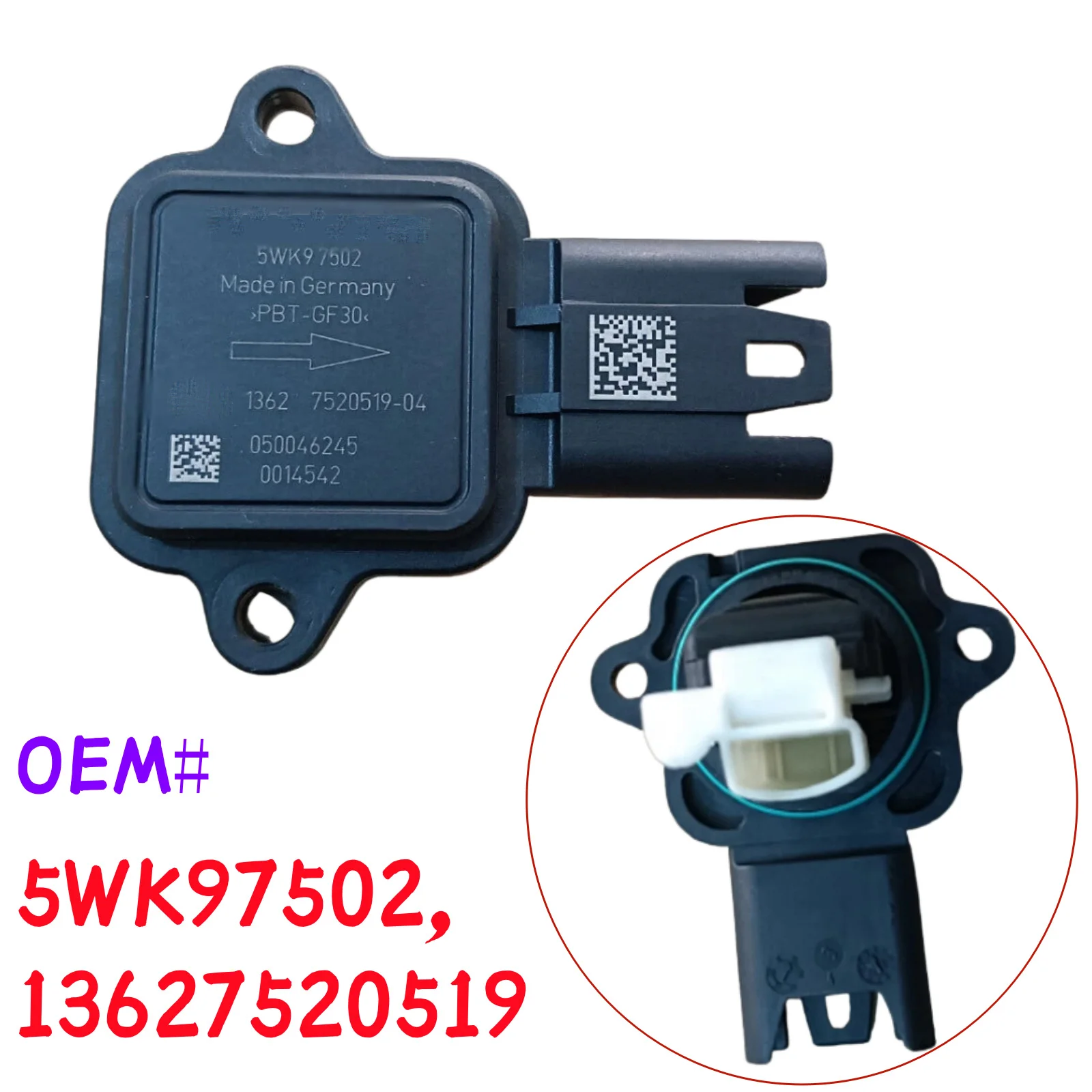 

OEM 5WK97502 Датчик массового расхода воздуха MAF 13627520519 для BMW Z4 E85 E86 E90 2004-2009 гг.