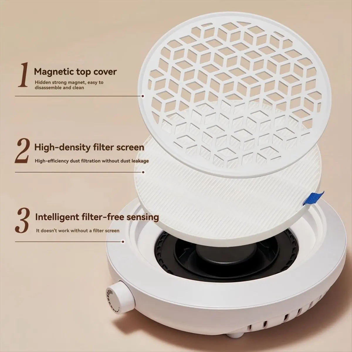 【BRAND NEW】Nail Remover Dust Collector Silent High Suction Plug-in Model Nail Polisher Vacuum Cleaner Vacuum Fan Dust Collector