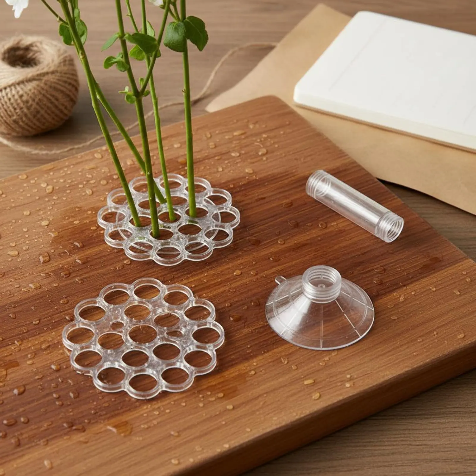 Coil Flower Stalk Holder Easy DIY Bouquets Vase Insert Stalk Holder Floral Arrangement Tool Reusable for Beginners, Home Decor