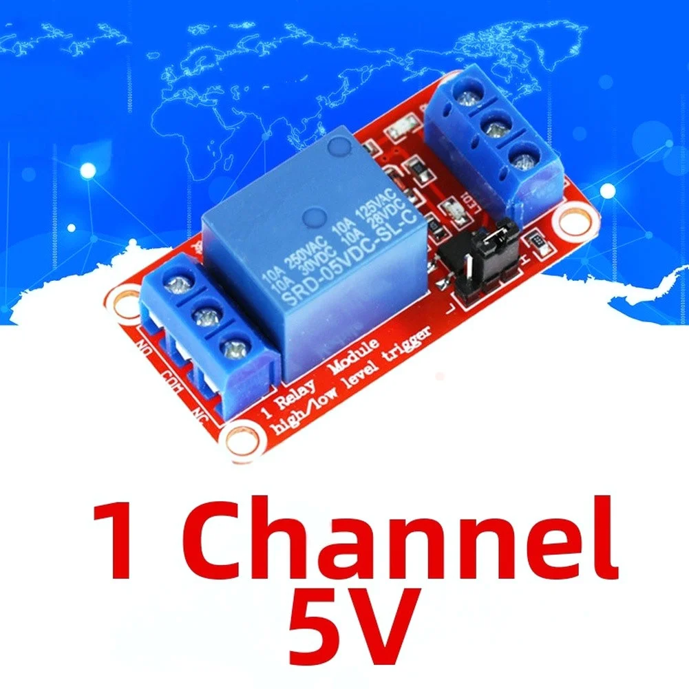For Industrial Automation As Shown 1-CH Relay Module 5V 12V 24V Relay Module Relay Module Selectable Operating Voltage