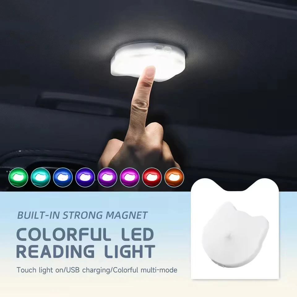 Auto-Deckenleuchte, Auto-LED-Umgebungsleuchte, Innenbeleuchtung, Sensorleuchte für den Kofferraum im Auto, Leseleuchte für den Schlafsaal