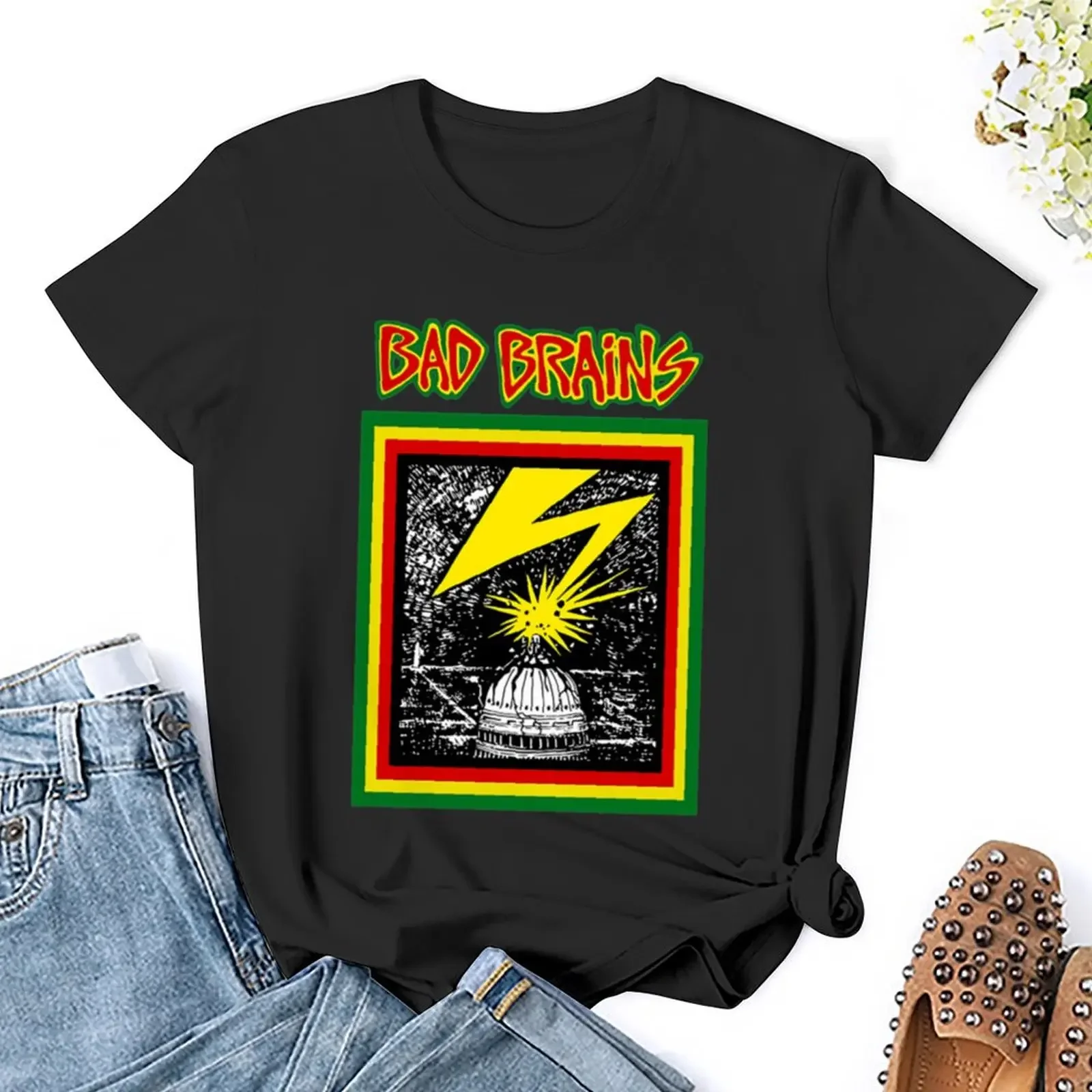 Bad Brains bad brains Classic T-Shirt animal print shirt for girls tees Female clothing summer clothes for Women