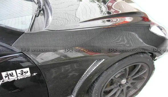 

H1-Style Carbon Fiber For 09-16 Hyundai Genesis Rohens Coupe Vented Front Fender Body Kit (Fit both facelifted & pre-facelifted)