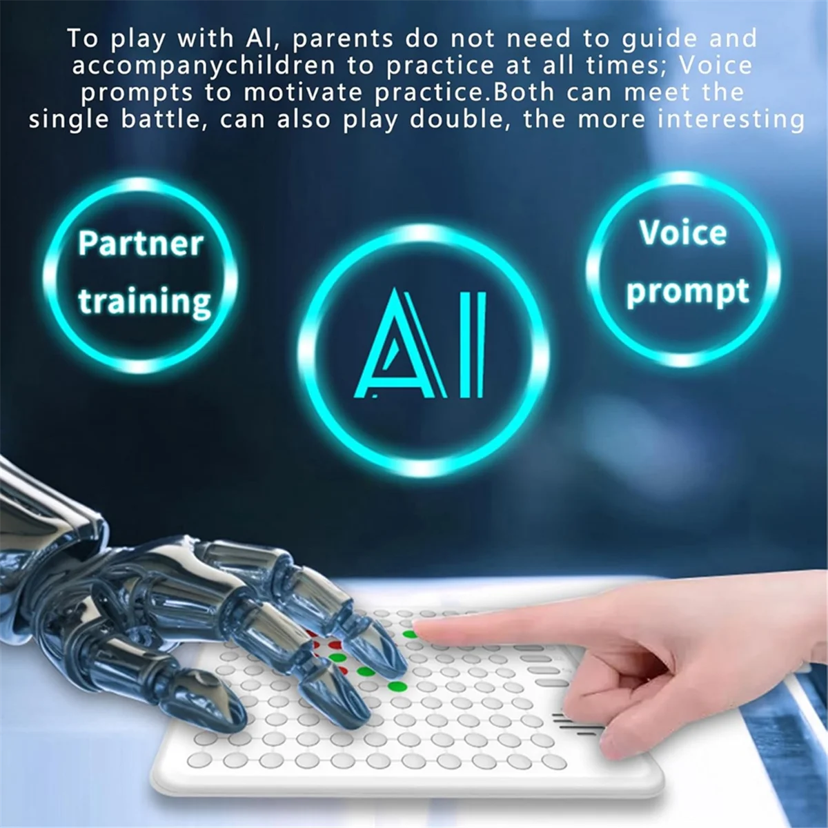 Детские умные шахматные игры EULM с 9 стратегическими настольными играми, игрушками, электронной интеллектуальной настольной игрыAI для вечеринок, семейных ночных подарков