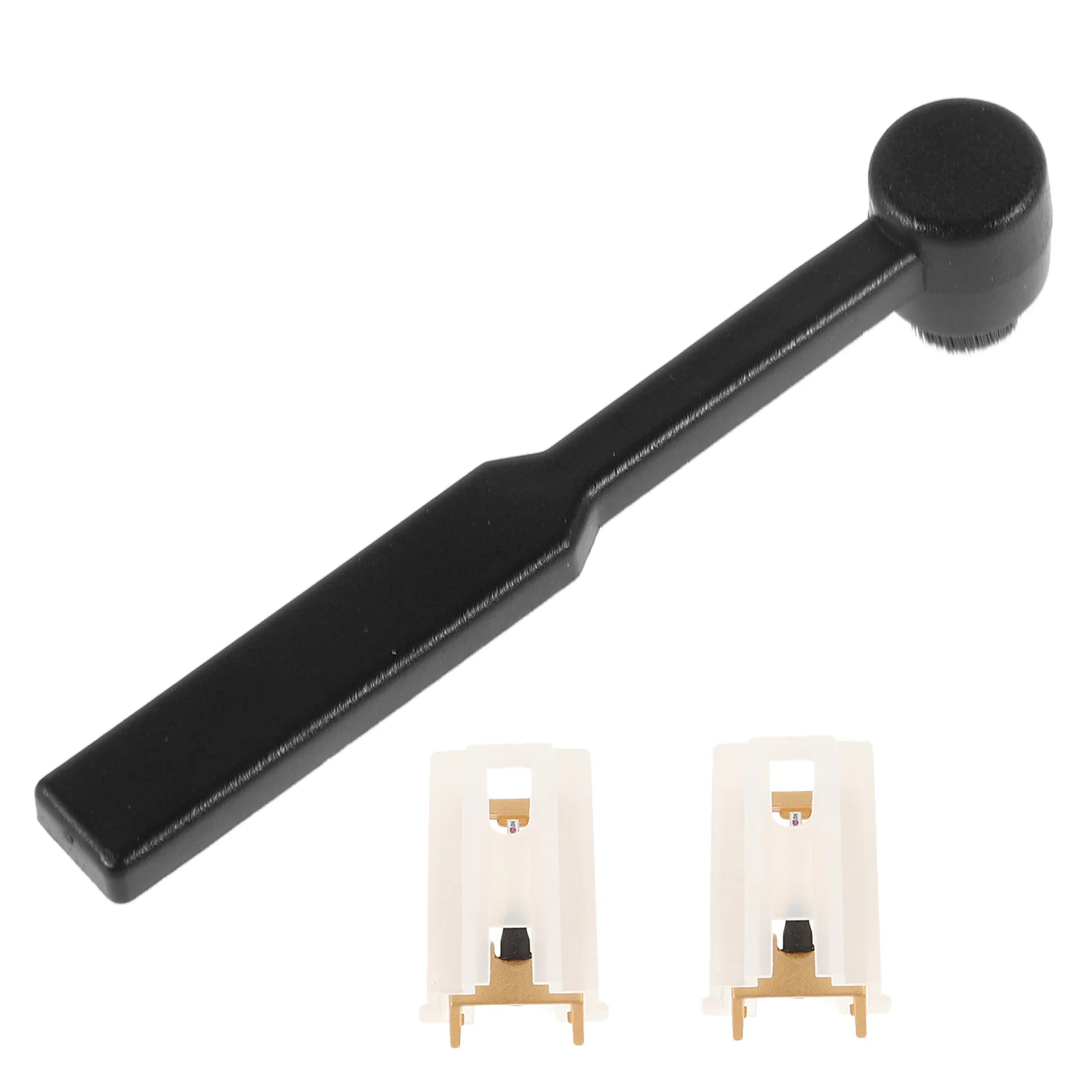 

1Set Record Needle Replacement Aluminum Stylus Brush Stable Clear Cleaning Maintenance Turntable Phonograph