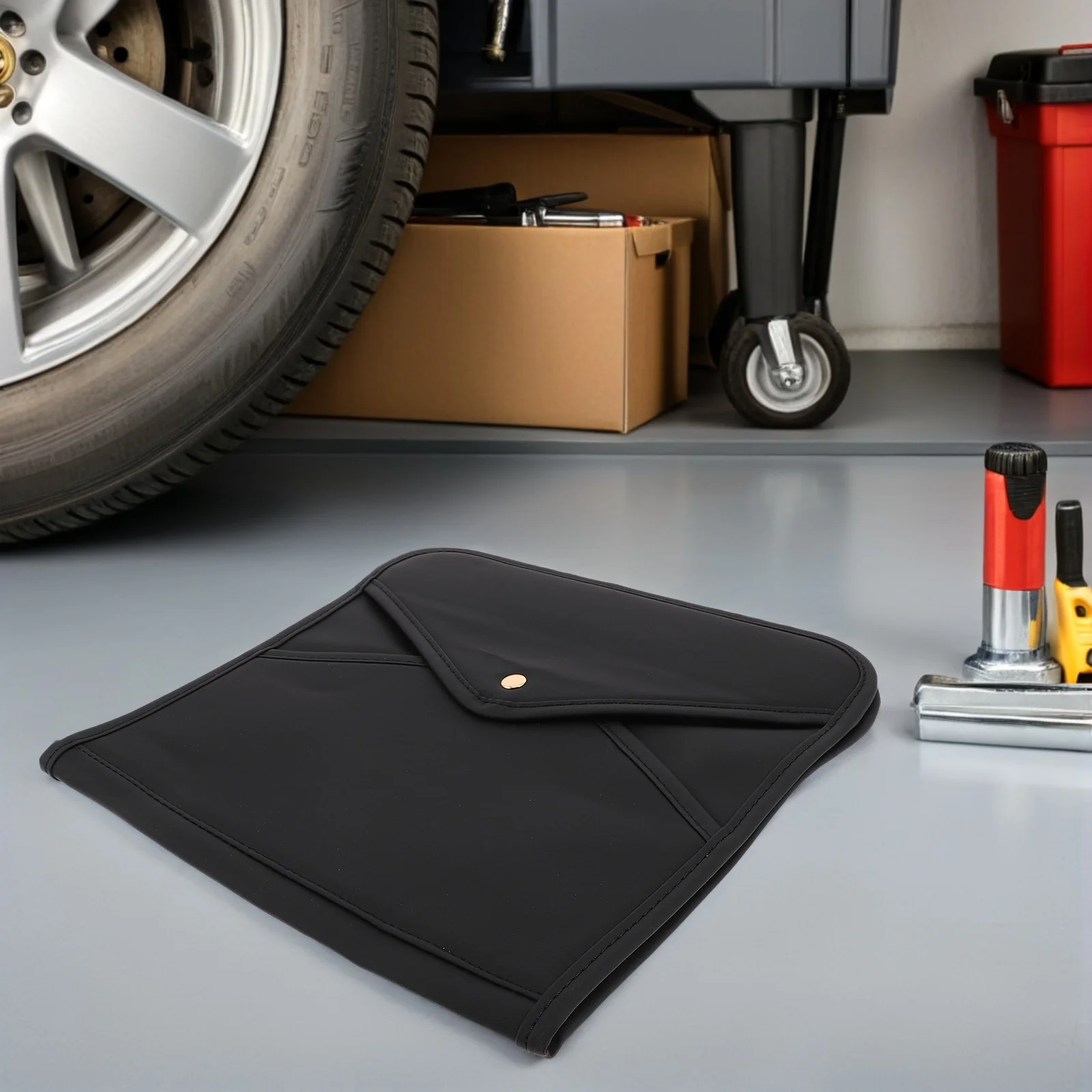 

Car Storage Bag Seat Organizer Rubbish Holder Back Garbage Passenger Side Travel