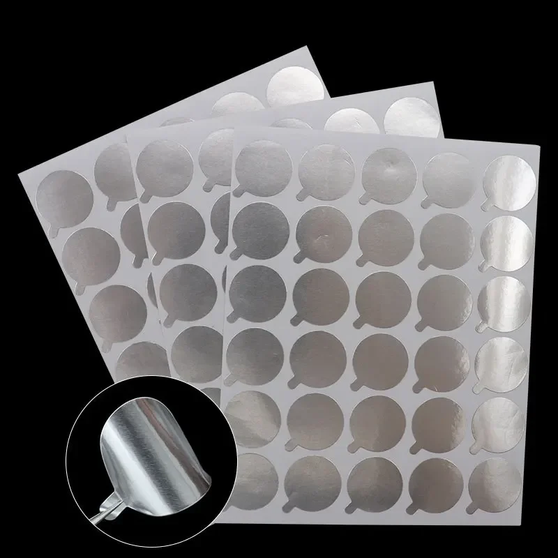 300Pcs Disposable Eyelash Glue Holder Foil Pallet Eyelash Extension Glue Pads Lashes Stickers Stand on Jade Stone