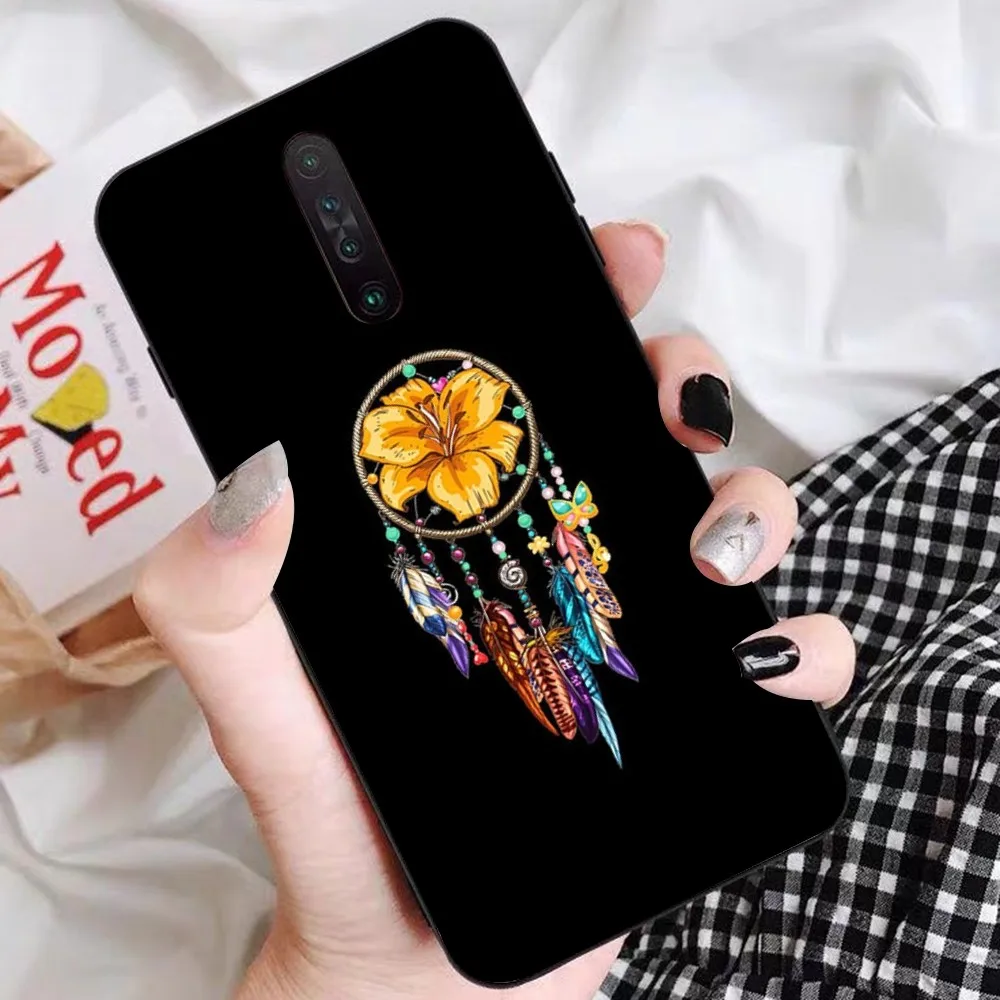 Mandala flower Dream Catcher Phone Case For Redmi 5 6 7 8 9 10 plus pro 6 7 8 9 A GO K20 K30 K40 pro plus F3 Fundas